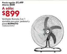 City Club Bornoto Ventilador 3 en 1 oferta