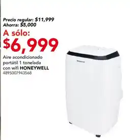 City Club honeywell aire acondicionado portátil 1 tonelada con wifi oferta