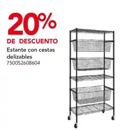 City Club Estante con cestas delizables oferta
