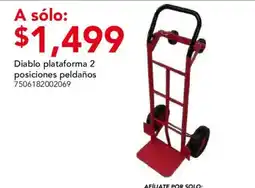 City Club Diablo plataforma 2 posiciones peldaños oferta