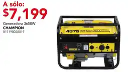 City Club Champion generadora 3650w oferta