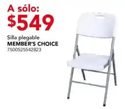 City Club Member's Choice Silla plegable oferta