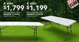 City Club Member's Choice Mesa plegable oferta