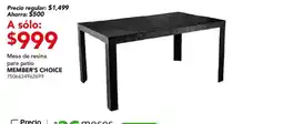 City Club Member's Choice Mesa de resina para patio oferta