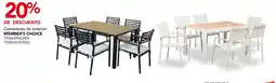 City Club Member's choice comedores de exterior oferta