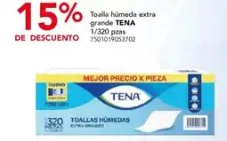 City Club tena toalla húmeda extra grande oferta