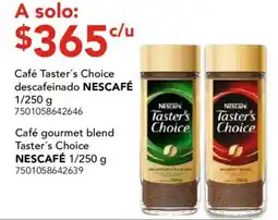 City Club Nescafe Taster's Choice descafeinado oferta