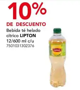 City Club Lipton bebida té helado cítrico oferta