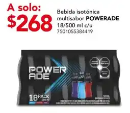 City Club Powerade bebida isotónica multisabor oferta