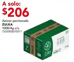 City Club Zulka Azúcar porcionada oferta