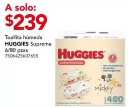 City Club Huggies toallita húmeda oferta