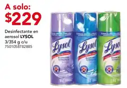 City Club Desinfectante en aerosol LYSOL oferta