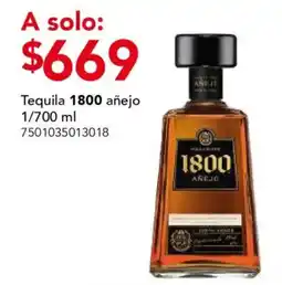 City Club Tequila 1800 añejo oferta
