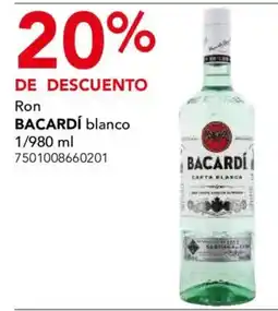 City Club Ron Bacardí blanco oferta