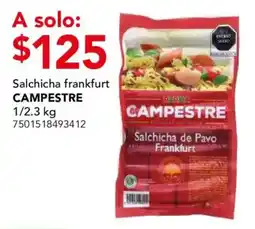City Club Campestre salchicha de pavo frankfurt oferta