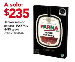 City Club parma jamón serrano oferta