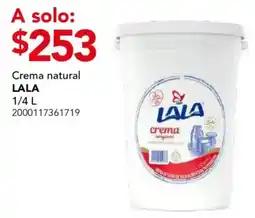City Club Lala crema natural oferta