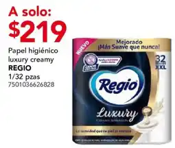 City Club Regio papel higiénico luxury creamy oferta