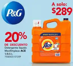 City Club Ace Detergente líquido Maxilimpieza oferta