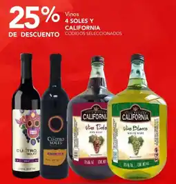 City Club Vinos 4 soles y california oferta