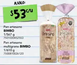 City Club Bimbo pan artesano oferta