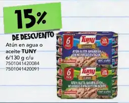 City Club Tuny atún en agua o aceite oferta