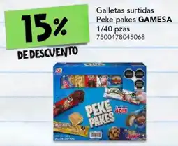 City Club Gamesa galletas surtidas peke pakes oferta