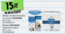 City Club Calahua bebida vainilla/almendra sin azúcar oferta
