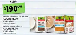 City Club Nature's heart bebida almendra sin azúcar oferta