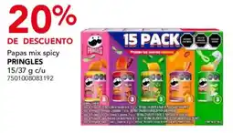 City Club Pringles Papas mix spicy oferta