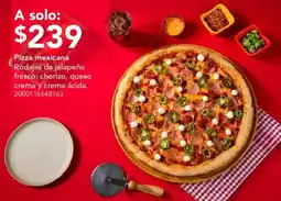 City Club Pizza mexicana oferta