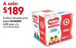 City Club Huggies toallas húmedas para bebé oferta