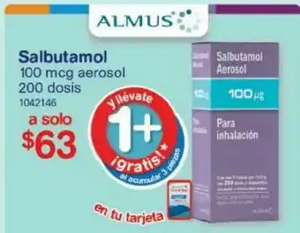 Salbutamol 100mcg 200 dosis
