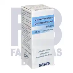 Farmacias Bazar CIPROFLOXACINO/DEXAMETASONA SOLUCIÓN OFTALMICA 5ML SONS oferta