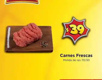 Carnes frescas molida de res 70/30