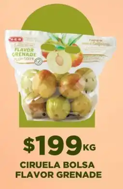HEB California - flavor grenade plumcots oferta