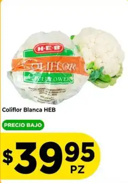 HEB Heb - coliflor blanca oferta