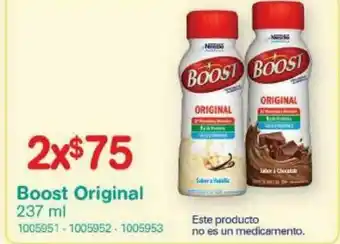 Farmacias Benavides Boost original 237ml x2 oferta