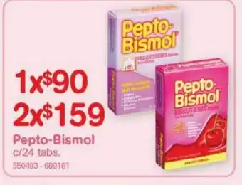 Farmacias Benavides Pepto-bismol 24 tabs x2 oferta