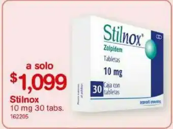 Farmacias Benavides Stilnox 10mg 30 tabs oferta