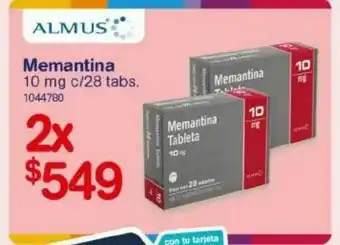 Memantina 10mg 28 tabs x2