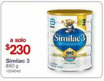 Farmacias Benavides Similac 3 850g oferta