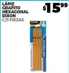 Merco Dixon - lápiz grafito hexagonal oferta
