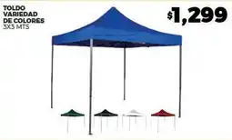 Merco Toldo variedad de colores 3x3 mts oferta