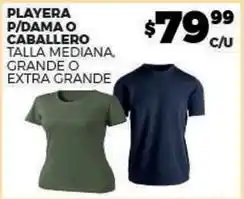 Merco Extra - playera p/dama o caballero oferta