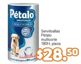 Pétalo servitoalla multicorte