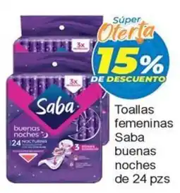 Merza Saba toallas femeninas buenas noches oferta