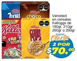 Merza Kellogg's Froot Loops Kellogg's Choco Kellogg's Corn Pops oferta