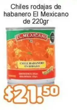 Merza El Mexicano chiles rodajas de habanero oferta