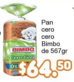 Merza Bimbo Pan cero cero oferta